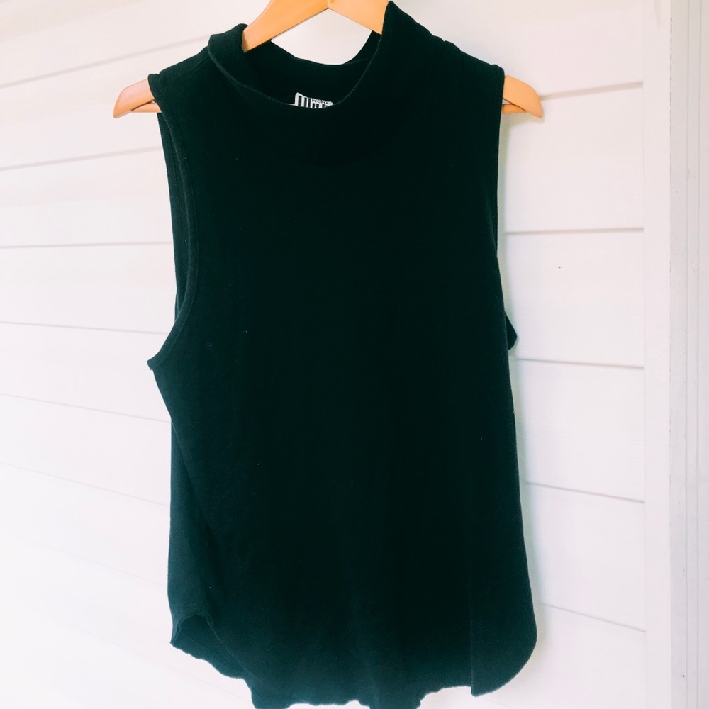 Black Free People Turtle Neck Top